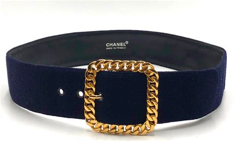 chanel riem zwart